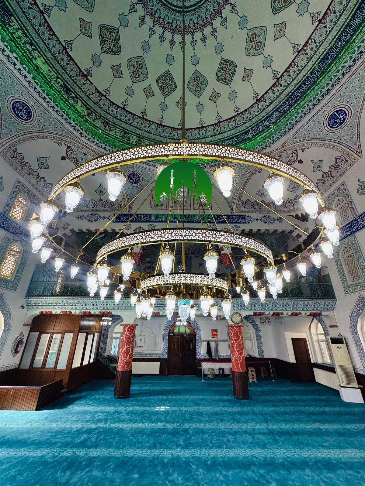 ÖZEL%20BEYAZ%20SELÇUKLU%203%20METRE%203%20HALKA%2061%20KANDİLLİ%20CAMİ%20AVİZESİ