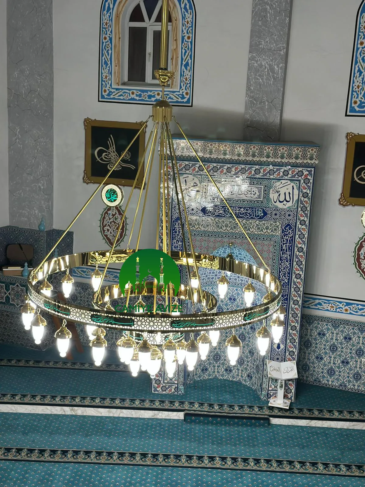 ÖZEL%20SELÇUKLU%20TURKUAZ%202%20METRE%203%20HALKA%20%2036%20KANDİLLİ%20CAMİ%20AVİZESİ