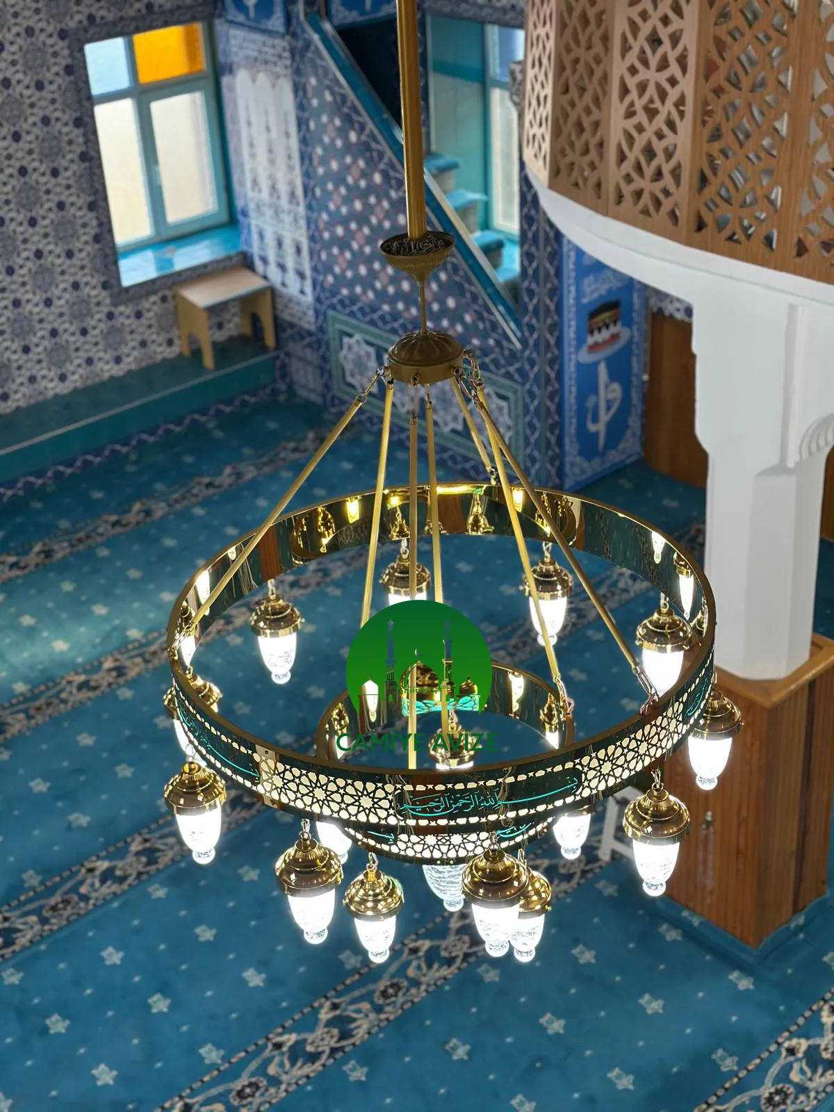 ÖZEL%20SELÇUKLU%20TURKUAZ%20BİR%20METRE%202%20HALKA%2016%20KANDİLLİ