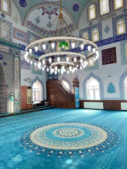 ÖZEL BEYAZ SELÇUKLU 3 METRE CAMİ AVİZESİ