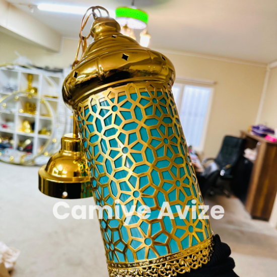 Tekli Mavi Mihrap Sarkıt