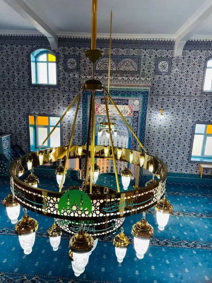 SELÇUKLU TURKUAZ 1 METRE 2 HALKA 16 KANDİLLİ