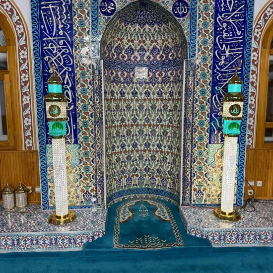 TURKUAZ  ÖZEL SELÇUKLU CAMİ ŞAMDANI